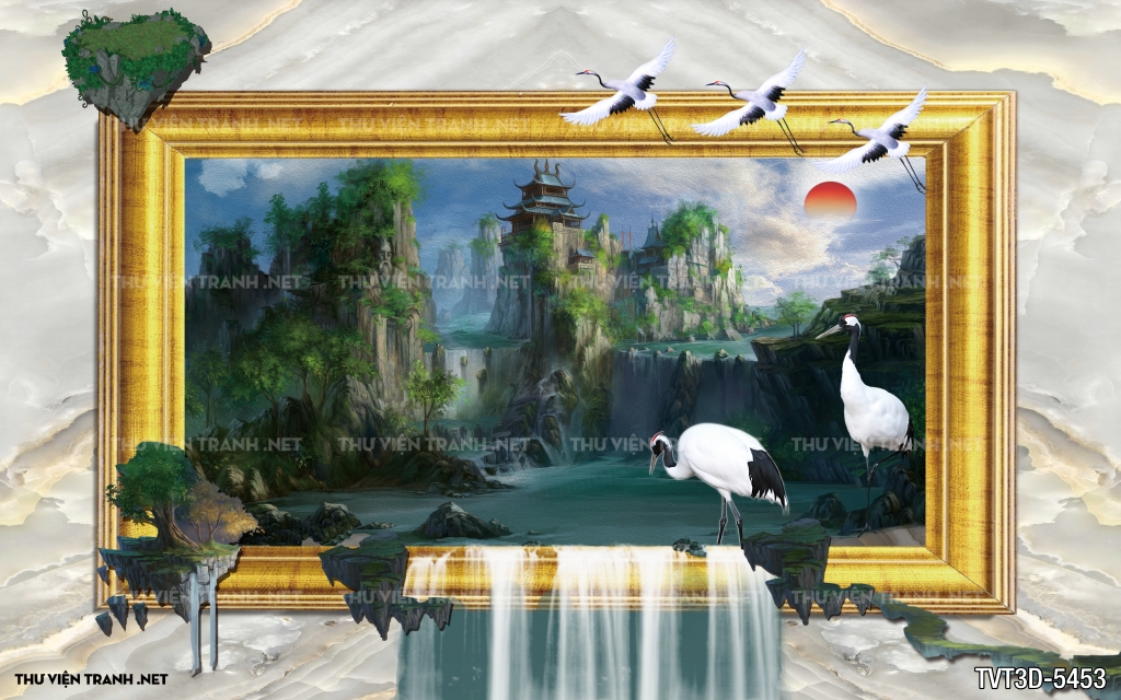 Tranh 3D, tranh tường, tranh nổi - Tranh tường chất lượng cao
