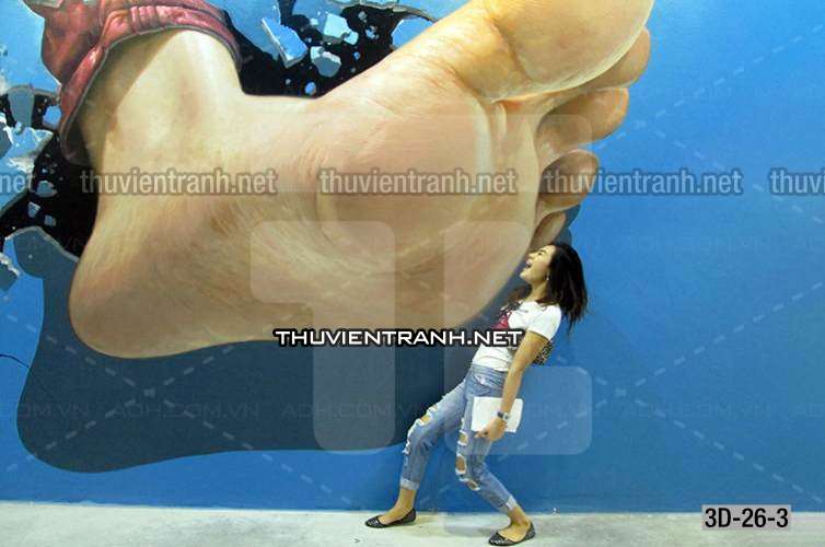 Tranh 3D , Tranh dán tường - Tranh tường chất lượng cao