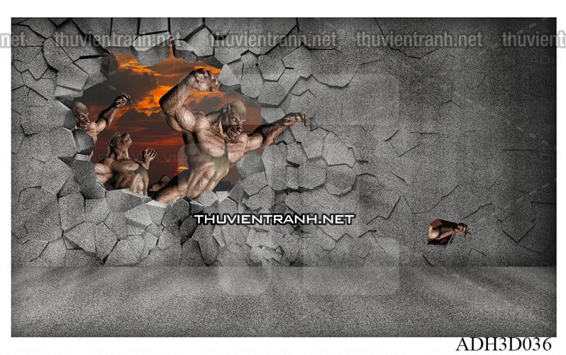 Tranh 3D, tranh dán tường - Tranh tường chất lượng cao