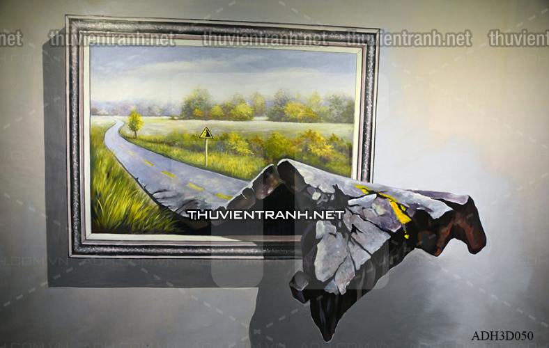 Tranh 3D, Tranh dán tường - Tranh tường chất lượng cao