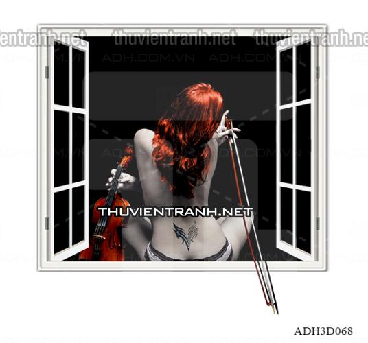 Tranh 3D, Tranh dán tường - Tranh tường chất lượng cao