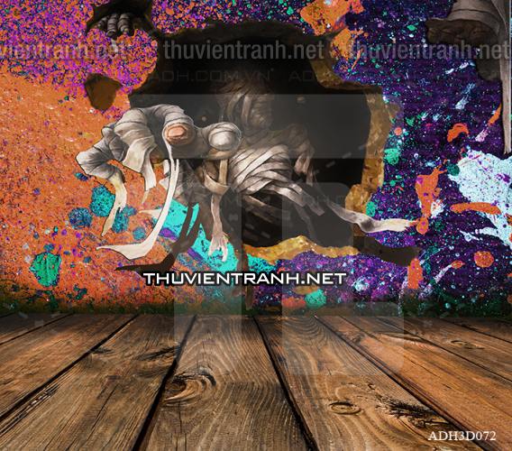 Tranh 3D, Tranh dán tường - Tranh tường chất lượng cao