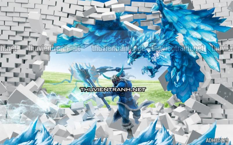 Tranh 3D , Tranh dán tường - Tranh tường chất lượng cao