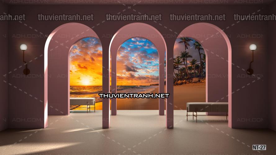 Tranh 3D Phào chỉ, giả tường Nội Thất hiện đại và tân cổ điển - Kết quả tìm kiếm tranh tường