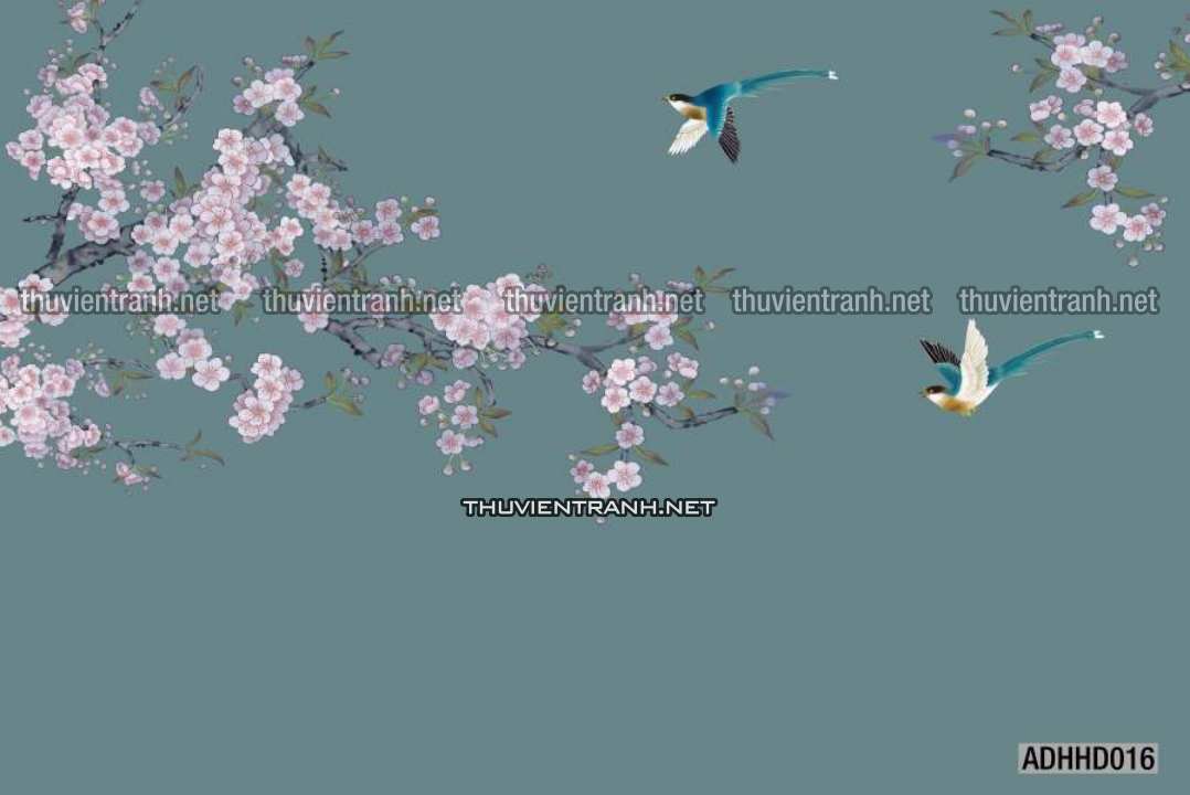 Hoa Đào, Hoa Mộc Lan, phong cách trang trí Chinoiserier, Tranh vẽ hoa Trung Quốc - Kết quả tìm kiếm tranh tường