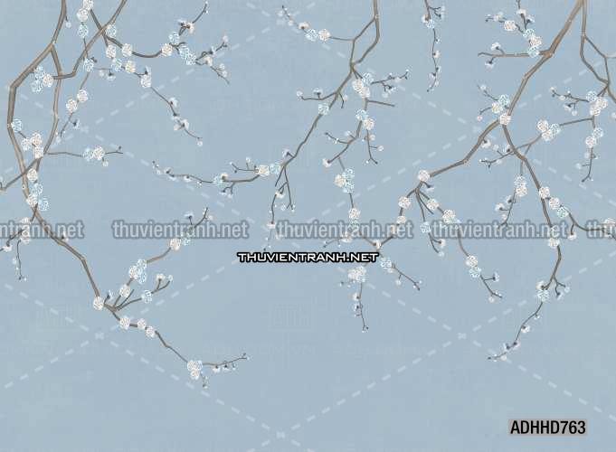 Hoa Đào, Hoa Mộc Lan, phong cách trang trí Chinoiserier, Tranh vẽ hoa Trung Quốc - Kết quả tìm kiếm tranh tường