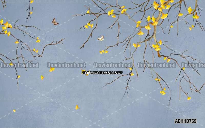Hoa Đào, Hoa Mộc Lan, phong cách trang trí Chinoiserier, Tranh vẽ hoa Trung Quốc - Kết quả tìm kiếm tranh tường