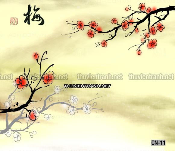 Tranh trang trí, tranh vẽ phong Cách Thủy mặc - Tranh tường chất lượng cao