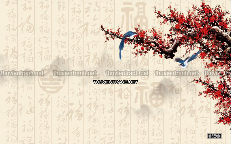 Tranh trang trí, tranh vẽ phong Cách Thủy mặc - Tranh tường chất lượng cao