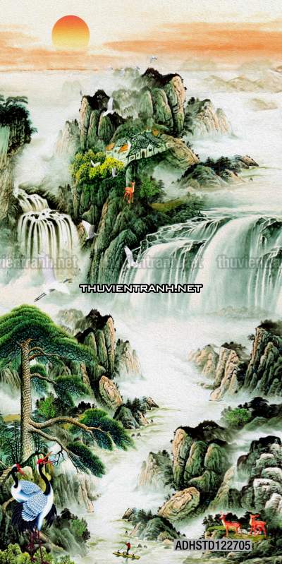Tranh trang trí, tranh vẽ phong Cách Thủy mặc - Kết quả tìm kiếm tranh tường