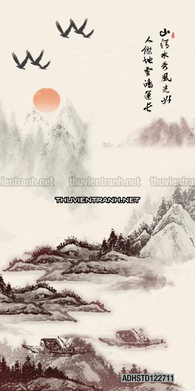 Tranh trang trí, tranh vẽ phong Cách Thủy mặc - Kết quả tìm kiếm tranh tường