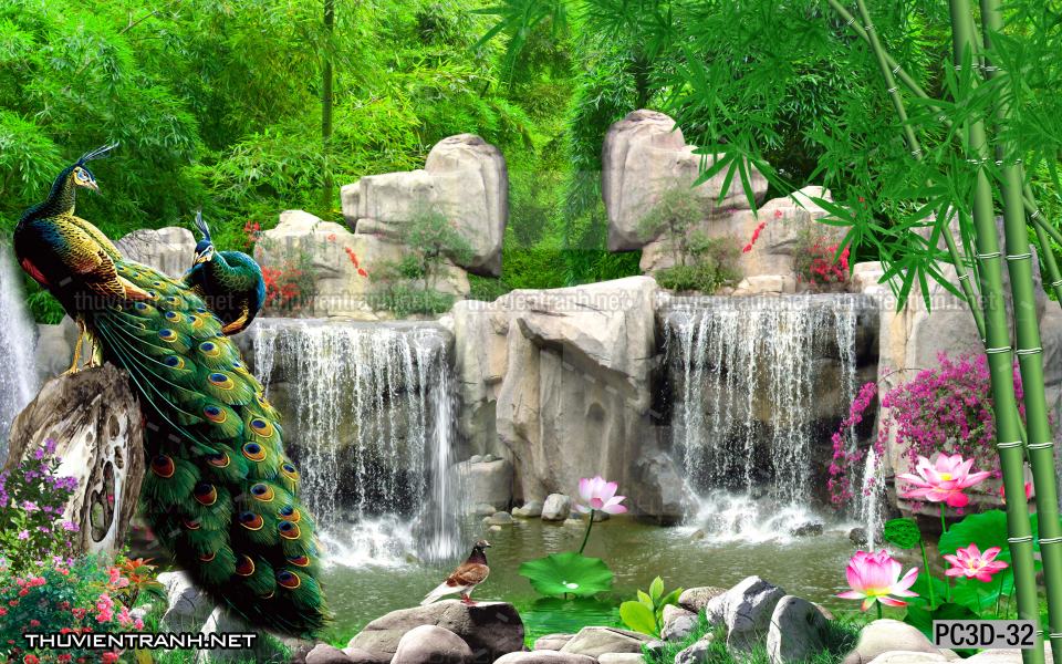 Tranh Phong cảnh 3D, Tranh phong cảnh hữu tình, phong cảnh đẹp - Tranh tường chất lượng cao