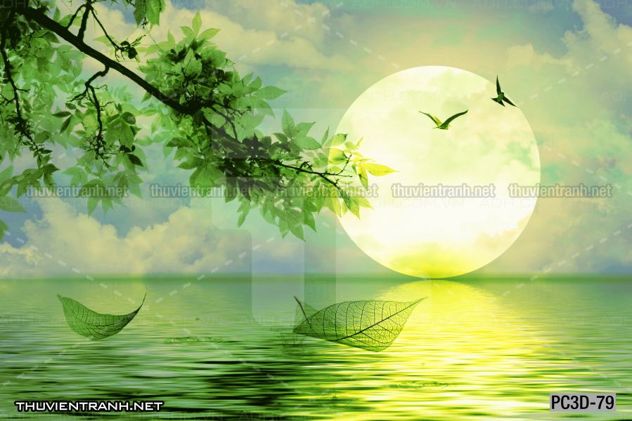 Tranh Phong cảnh 3D, Tranh phong cảnh hữu tình, phong cảnh đẹp - Tranh tường chất lượng cao