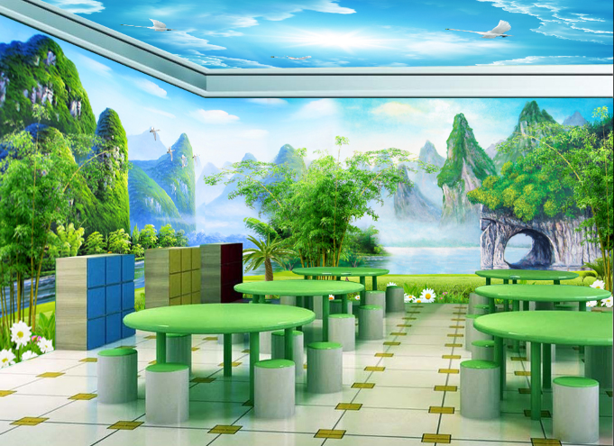 Tranh Phong cảnh 3D, Tranh phong cảnh hữu tình, phong cảnh đẹp - Tranh tường chất lượng cao