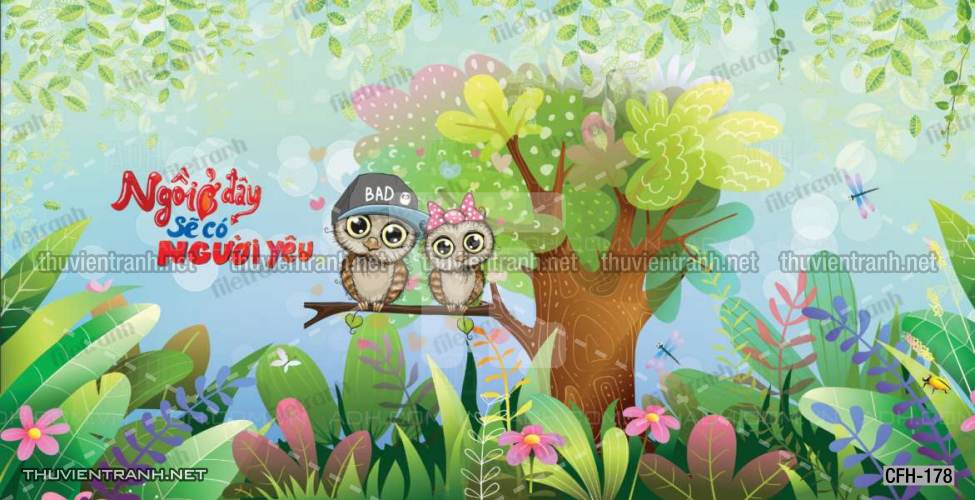  Tranh dán tường Quán Cafe, Trà Chanh, Trà sữa - Tranh tường chất lượng cao