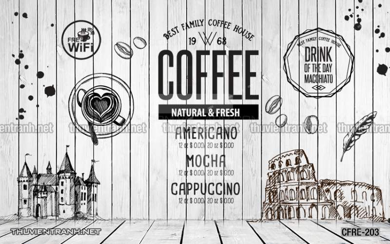  Tranh dán tường hoài niệm cũ - Tranh tường chất lượng cao
