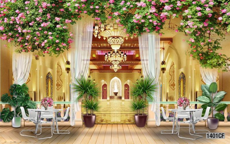  Tranh dán tường CAFE Phố Xưa - Tranh tường chất lượng cao