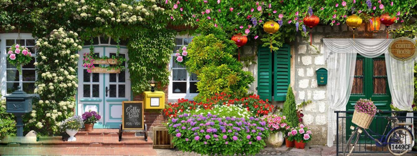  Tranh dán tường CAFE Phố Xưa - Tranh tường chất lượng cao