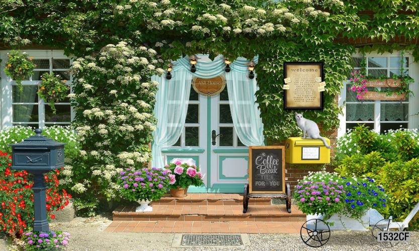 Tranh dán tường CAFE Phố Xưa - Tranh tường chất lượng cao