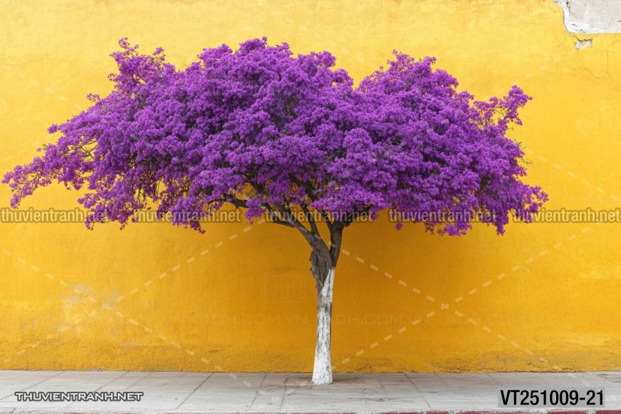  Tranh dán tường ngôi nhà xinh mộng mơ,  cửa nhà hoa leo  - Tranh tường chất lượng cao