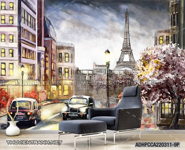 Tranh dán tường Phong cảnh Tháp London - Tranh tường chất lượng cao