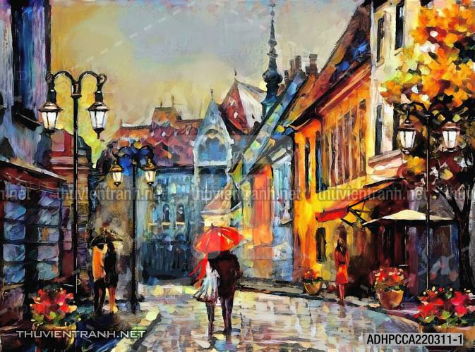  Tranh dán tường Phong cảnh Châu âu - Tranh tường chất lượng cao