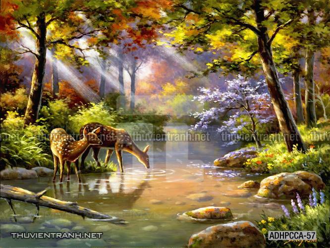  Phong cảnh Châu âu, Tranh vẽ Phong Cảnh Châu Âu - Tranh tường chất lượng cao