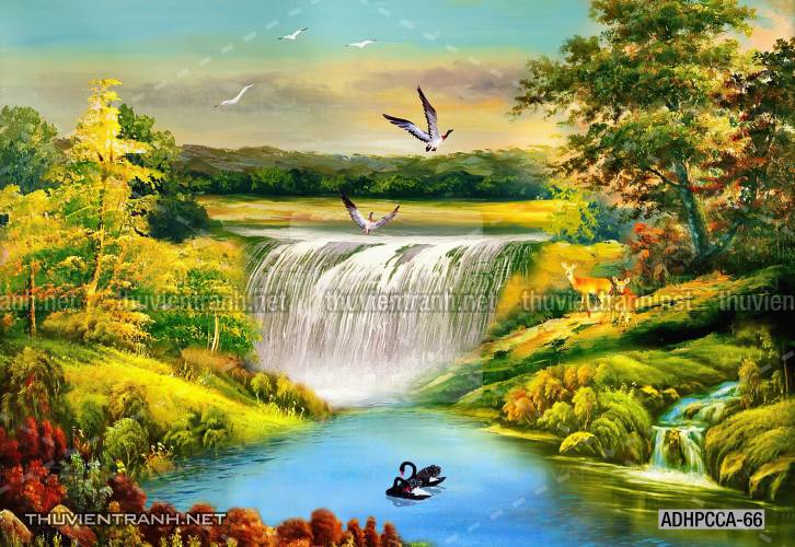  Phong cảnh Châu âu, Tranh vẽ Phong Cảnh Châu Âu - Tranh tường chất lượng cao