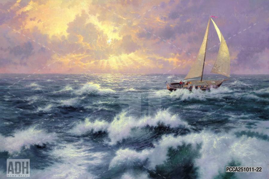 Tranh dán tường dãy phố cà phê châu Âu - Kết quả tìm kiếm tranh tường