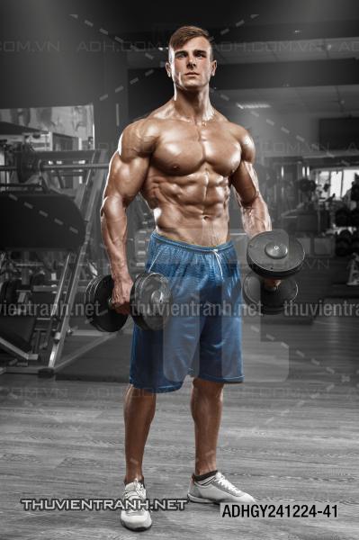  Tranh dán tường Phòng tập Gym, Thể Hình - Tranh tường chất lượng cao