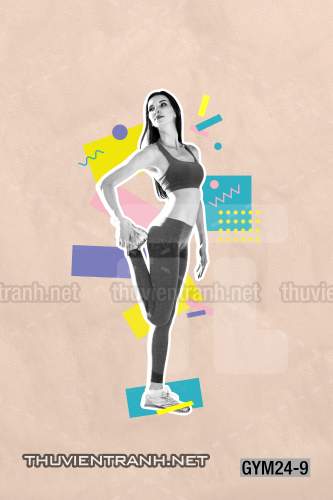 Tranh dán tường Phòng Gym - Tranh tường chất lượng cao