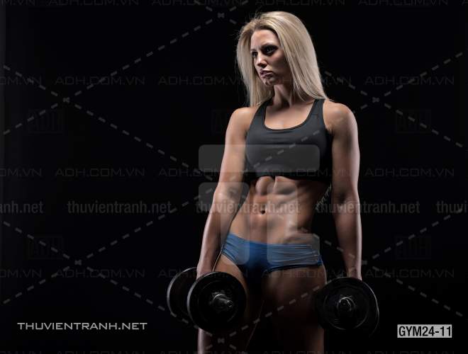 Tranh dán tường Phòng Gym - Tranh tường chất lượng cao