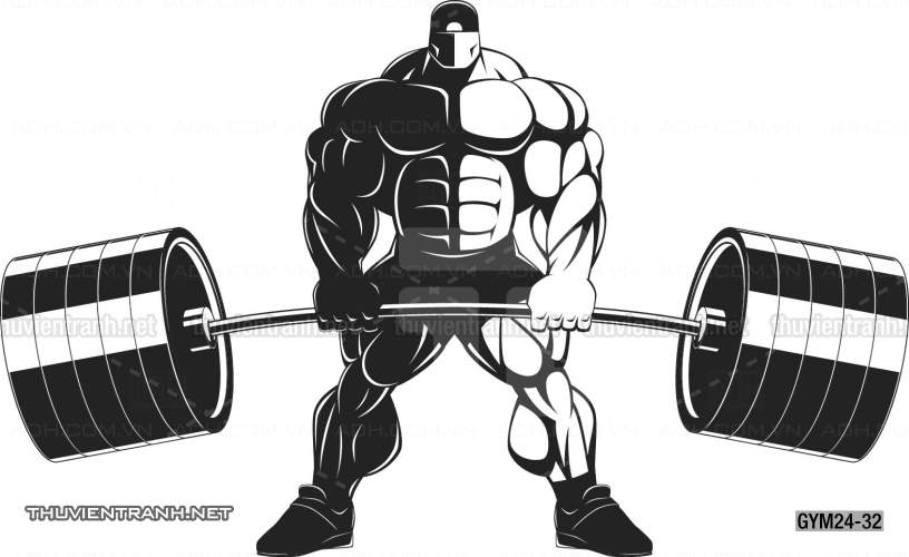 Tranh dán tường Phòng Gym - Tranh tường chất lượng cao