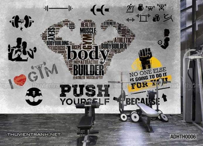 Tranh dán tường Phòng tập Gym - Kết quả tìm kiếm tranh tường