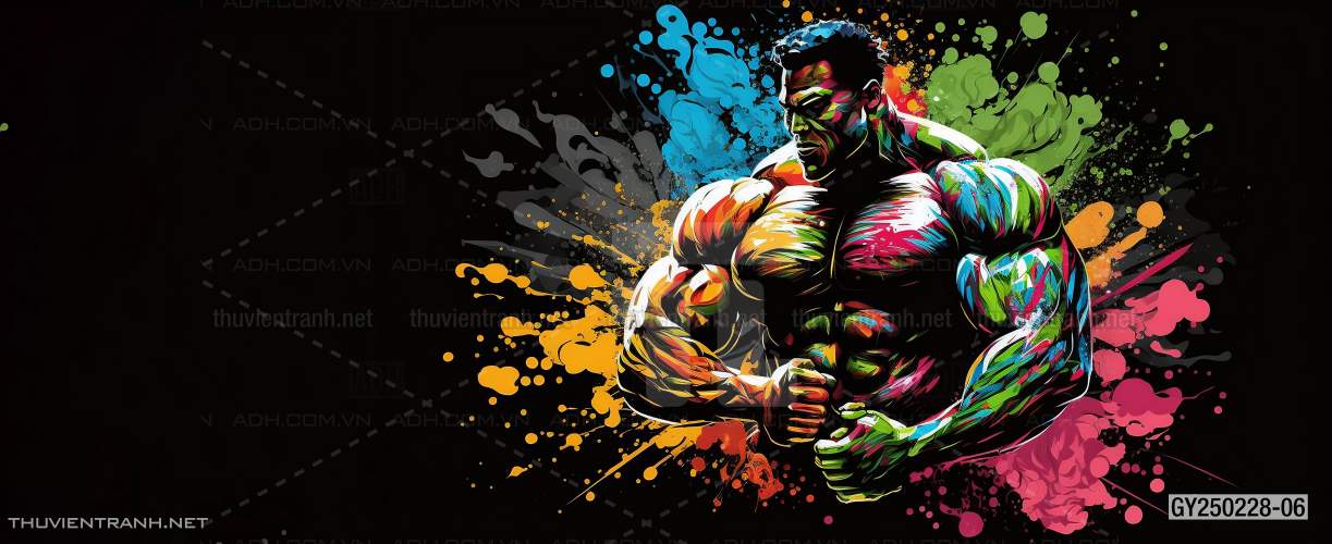 Tranh dán tường Thể Hình, Tranh tường CLUB GYM - Kết quả tìm kiếm tranh tường