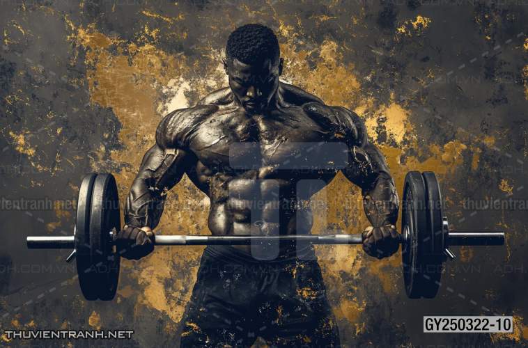 Tranh dán tường Thể Hình, Tranh tường CLUB GYM - Tranh tường chất lượng cao