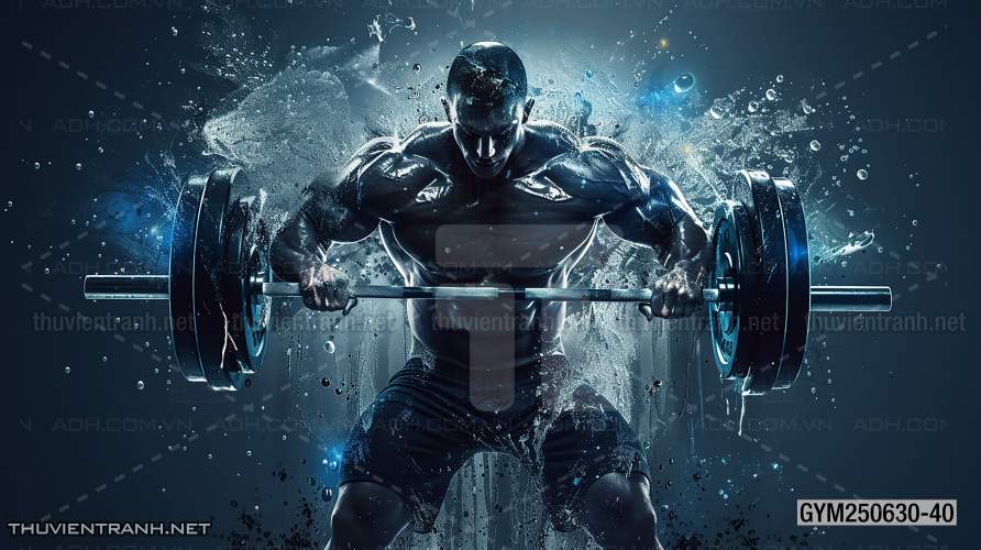Tranh dán tường Thể Hình, Tranh tường CLUB GYM - Tranh tường chất lượng cao