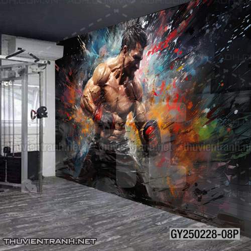 Tranh tường phòng GYM, tranh dán club Thể Hình - Kết quả tìm kiếm tranh tường