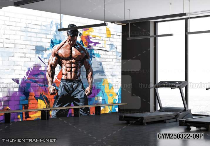 Tranh tường phòng GYM, tranh dán club Thể Hình - Kết quả tìm kiếm tranh tường