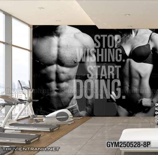 Tranh tường phòng GYM, tranh dán club Thể Hình - Kết quả tìm kiếm tranh tường