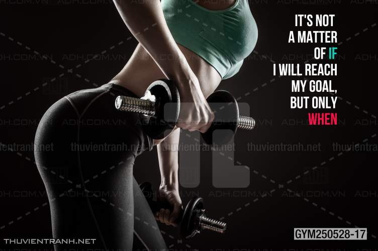Tranh tường phòng GYM, tranh dán club Thể Hình - Tranh tường chất lượng cao