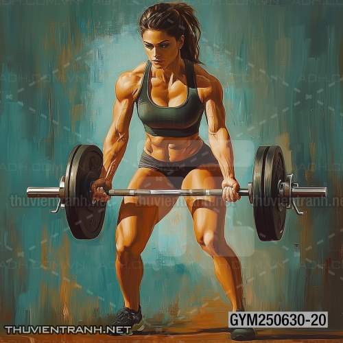 Tranh tường phòng GYM, tranh dán club Thể Hình - Tranh tường chất lượng cao