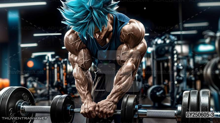  Tranh tường phòng GYM, tranh tường thể hình - Tranh tường chất lượng cao