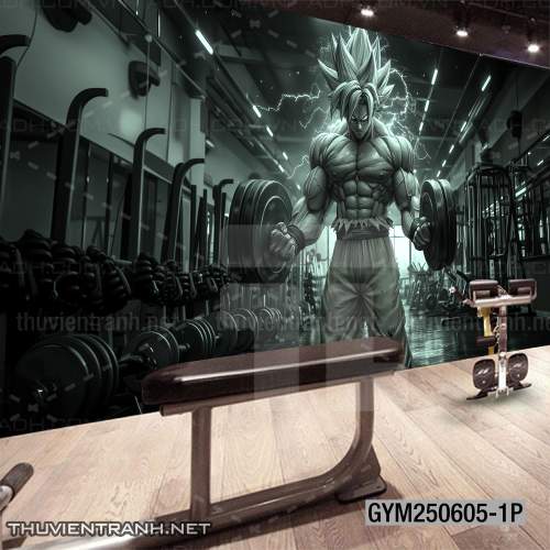 Tranh tường phòng GYM, tranh tường thể hình - Tranh tường chất lượng cao
