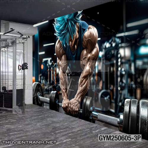  Tranh tường phòng GYM, tranh tường thể hình - Tranh tường chất lượng cao