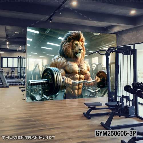  Tranh tường phòng GYM, tranh tường thể hình - Tranh tường chất lượng cao