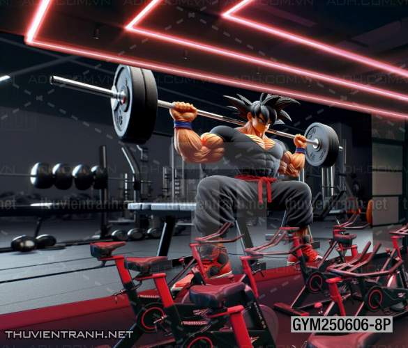  Tranh tường phòng GYM, tranh tường thể hình - Tranh tường chất lượng cao