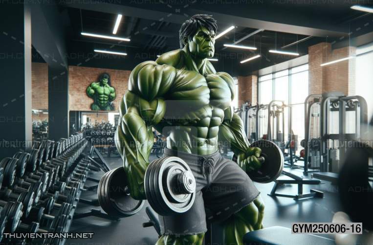 Tranh tường phòng GYM, tranh tường thể hình - Tranh tường chất lượng cao