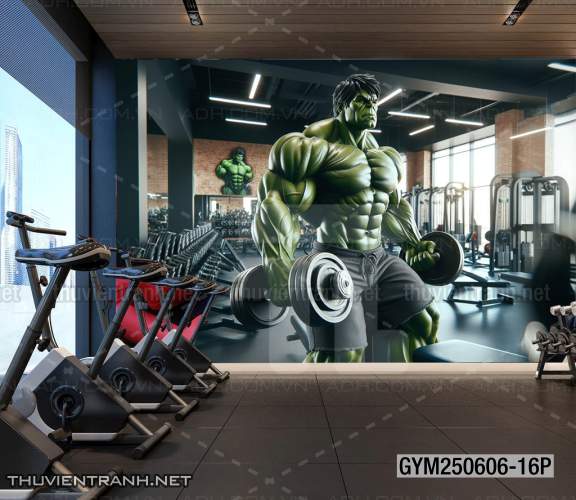 Tranh tường phòng GYM, tranh tường thể hình - Tranh tường chất lượng cao