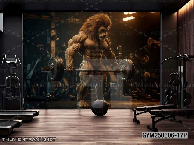 Tranh tường phòng GYM, tranh tường thể hình - Tranh tường chất lượng cao
